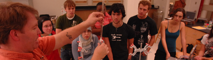 Chemistry class conducted in Choppin Chemistry Wing
